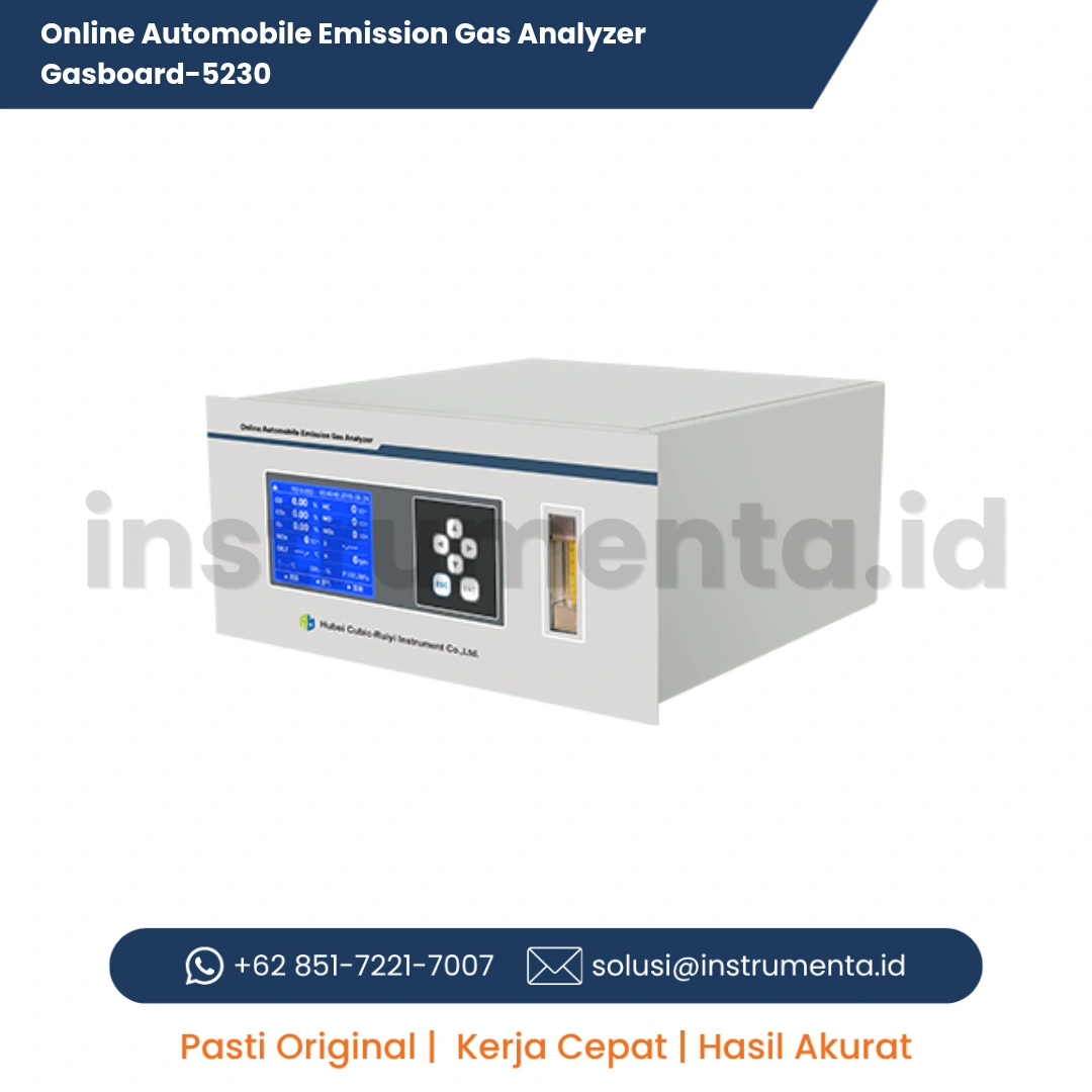 Ready Stock Gasboard-5230 Online Automobile Emission Gas Analyzer Alat Analisis Emisi Kontinu